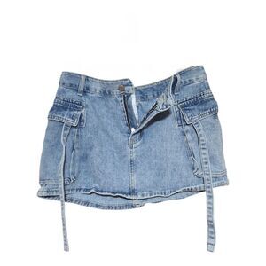 Stylish Blue Denim Skirt